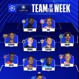 챔피언스리그 이주의 팀(놀랍습니다)